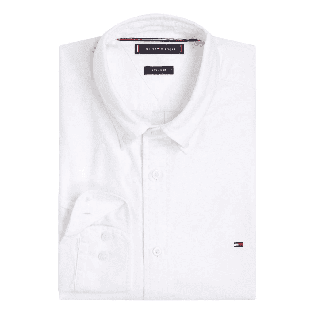 Tommy Hilfiger Long Sleeve Oxford Shirt White