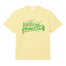 Lacoste Classic Fit Print Jersey T-Shirt Yellow/Calathea swatch