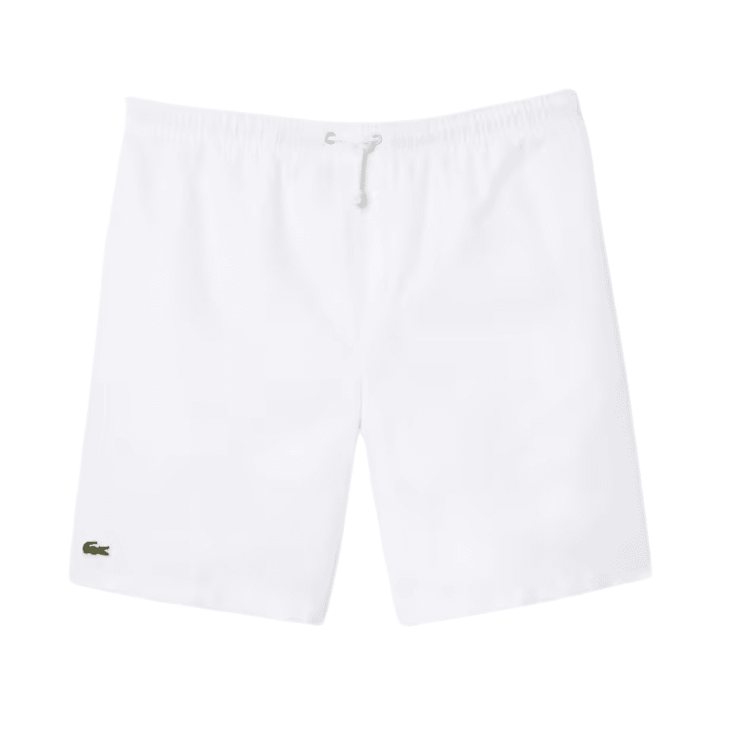 Lacoste Sport Diamond Taffeta Shorts White