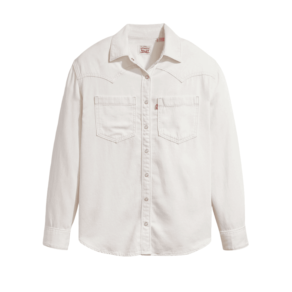 Levi's Teodora Western Shirt Ecru Crew 6