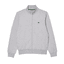 Lacoste Zip-Up High Neck Sweatshirt Silver Chine