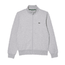 Lacoste Zip-Up High Neck Sweatshirt Silver Chine swatch