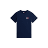 Tommy Jeans Slim Essential Flag T-Shirt Dark Night Navy swatch