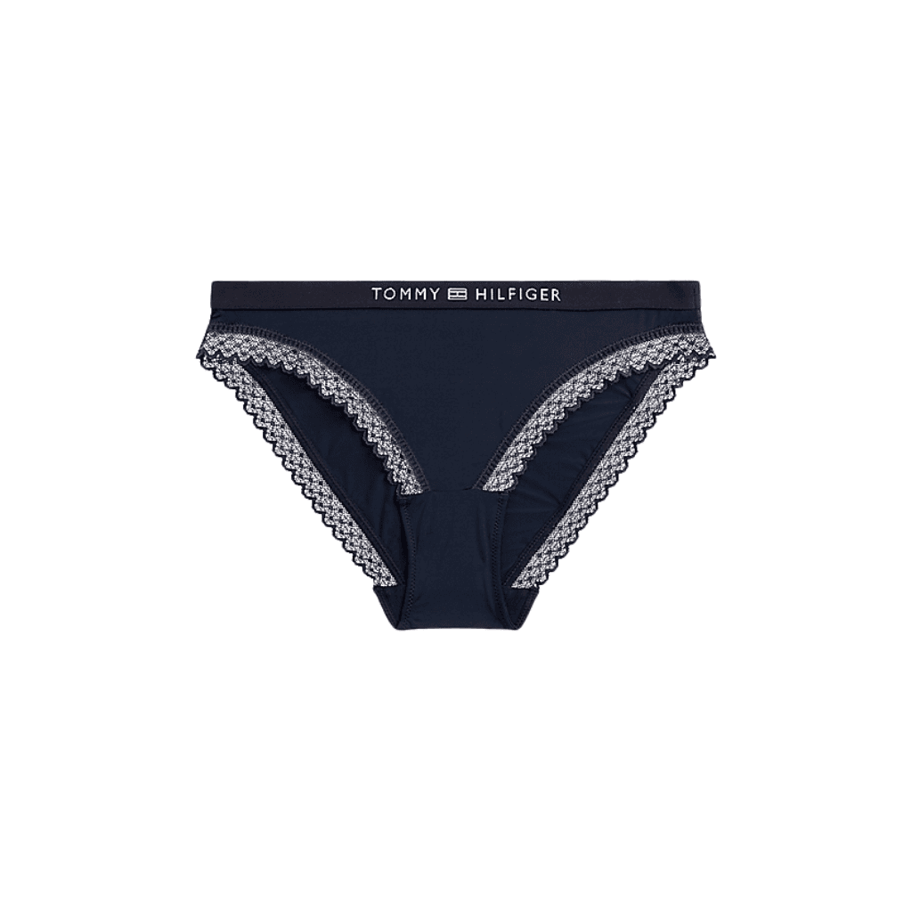 Tommy Hilfiger Logo Lace Bikini Briefs Desert Sky