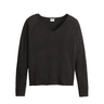 Levi's Petal V Neck Sweater Caviar swatch