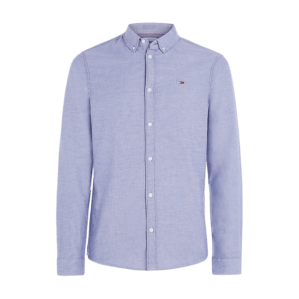 Tommy Jeans Stretch Oxford Slim Fit Shirt Twilight Navy