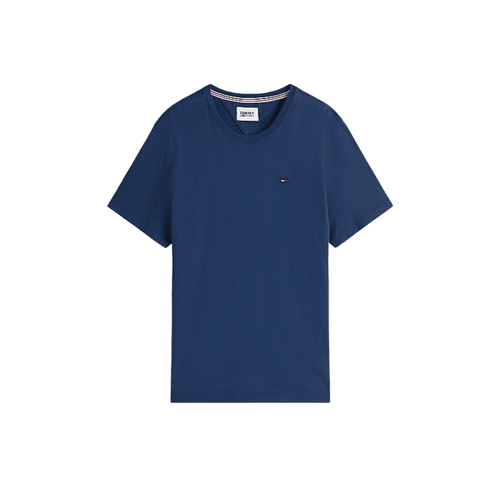 Tommy Jeans Slim Fit Jersey T-Shirt Black Iris