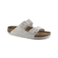 Birkenstock Arizona Soft Footbed Suede Leather Antique White Regular