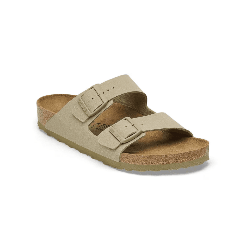 Birkenstock Arizona Birko- Flor Faded Khaki Regular