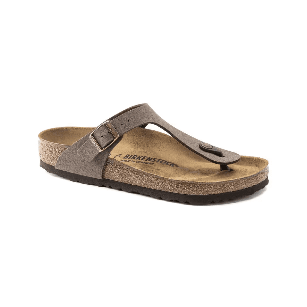 Birkenstock Gizeh Birko- Flor Birkibuc Mocca Narrow