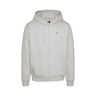 Tommy Jeans Regular S Flag Zip-Thru Hoody Silver Grey Heather swatch