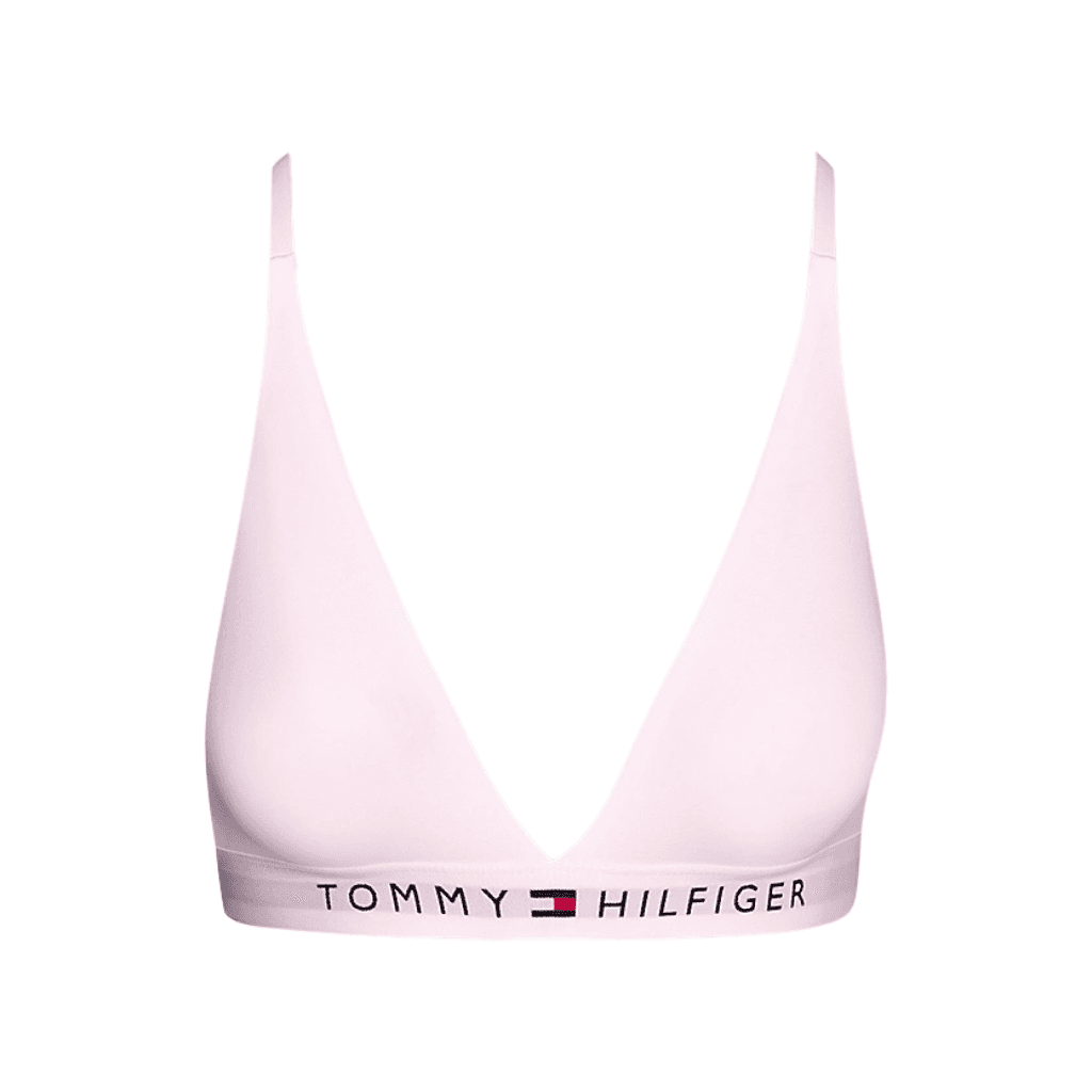 Tommy Hilfiger Unlined Triangle Bralette Light Pink
