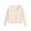 Levi's Petal V Neck Sweater White Swan