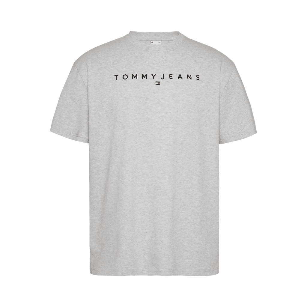 Tommy Jeans Regular Logo T-Shirt Silver Grey