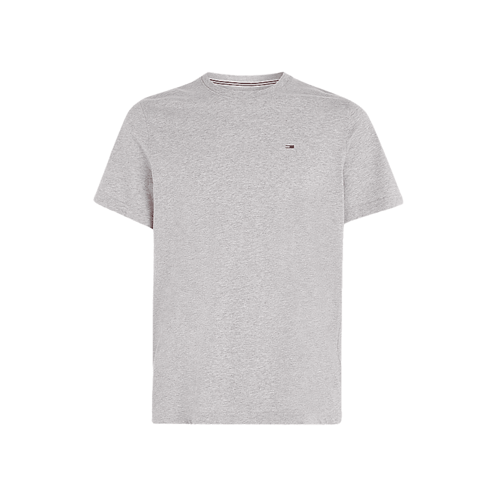 Tommy Jeans Slim Fit Jersey T-Shirt Light Grey Heather