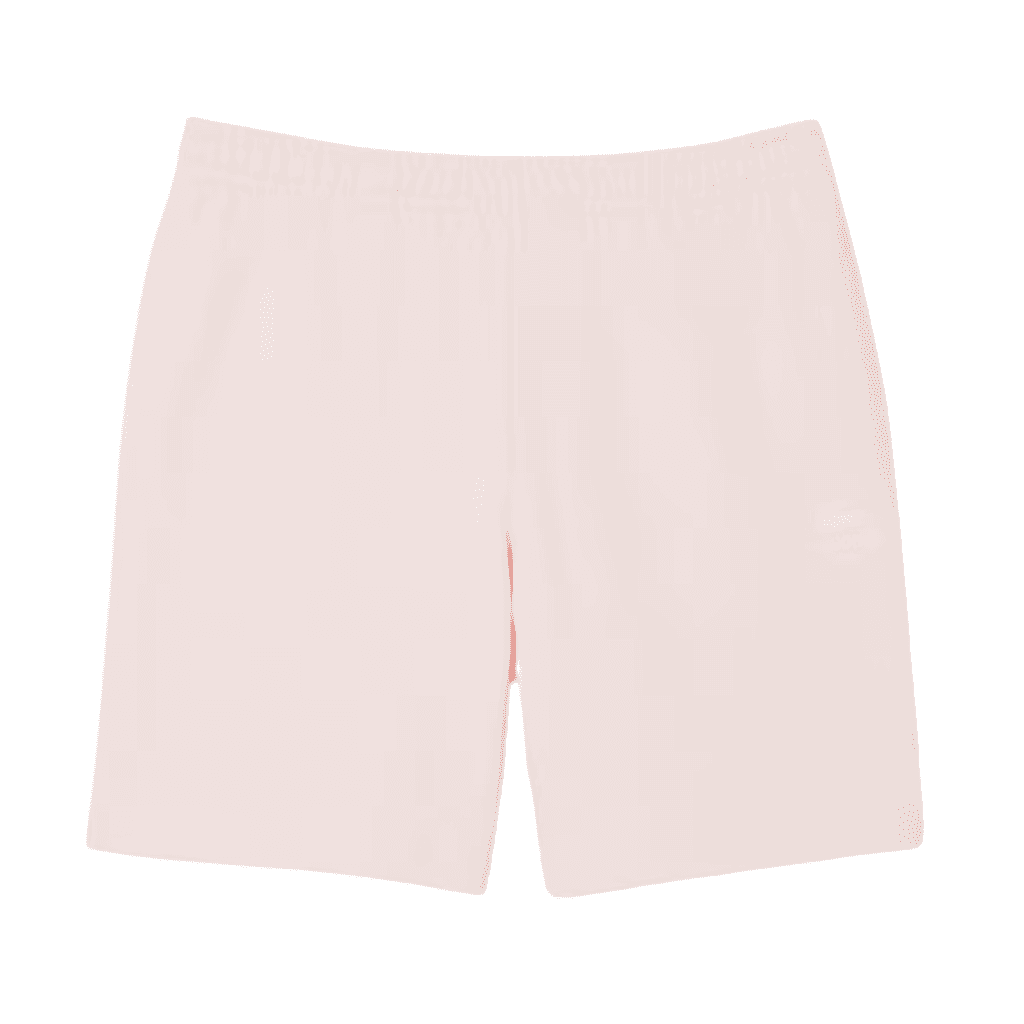 Lacoste Printed Fleece Shorts Flamingo