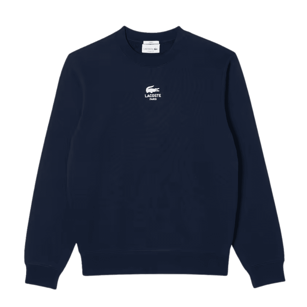 Lacoste Classic Fit Fleece Sweatshirt Navy Blue