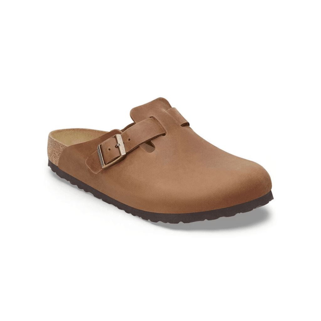 Birkenstock Boston Natural Leather Oiled Cognac Regular