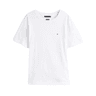 Tommy Hilfiger Flag Embroidered Crew T-Shirt White swatch