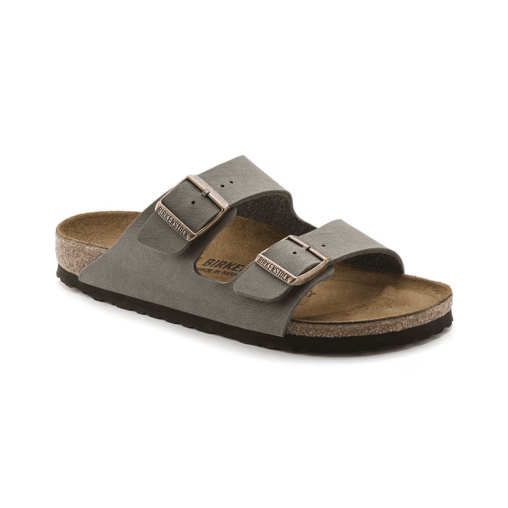 Birkenstock Arizona Birko- Flor Birkibuc Stone Regular
