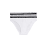 Tommy Hilfiger 3-Pack Logo Briefs Medium Grey Heather/White/Black swatch