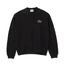 Lacoste Loose Fit Badge Fleece Sweatshirt Black