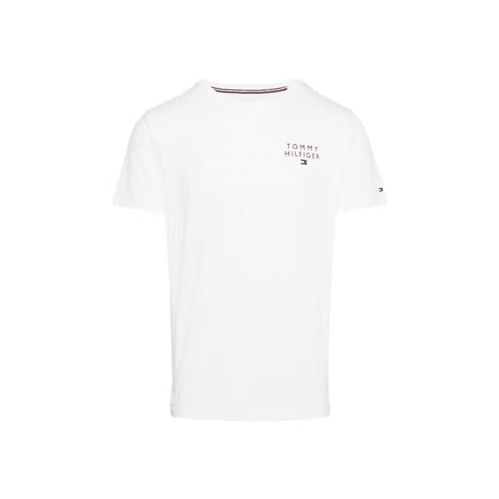 Tommy Hilfiger Short Sleeve Logo Tee White
