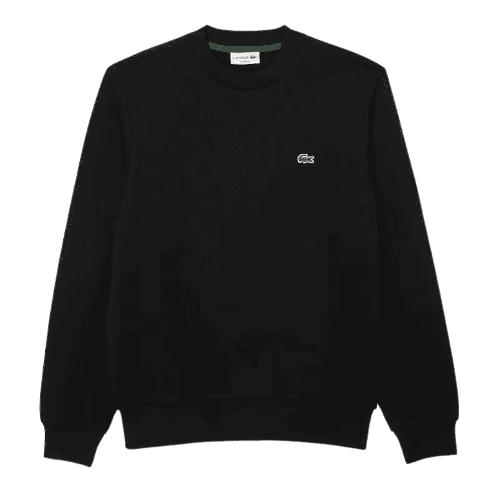Lacoste Classic Fit Cotton Fleece Sweatshirt Black