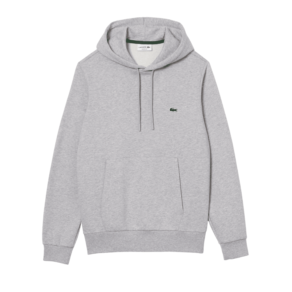 Lacoste Hooded Sweatshirt Silver Chine
