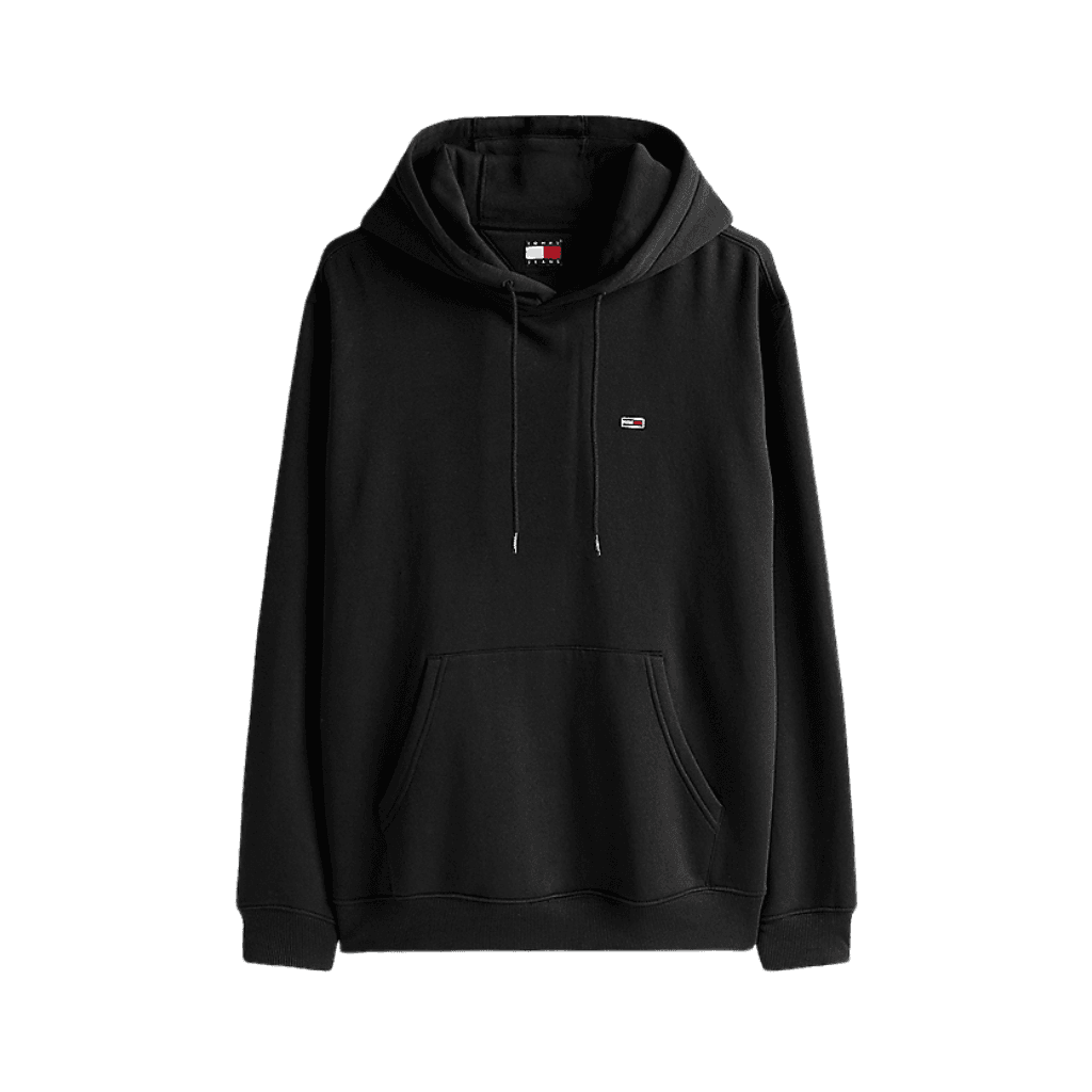 Tommy Jeans Regular S Flag Hoody Black