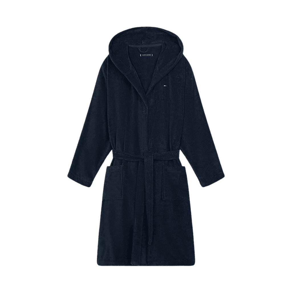 Tommy Hilfiger Hooded Bathrobe Navy Blazer
