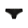 Tommy Hilfiger Logo Lace Thong Briefs Black swatch