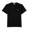 Lacoste Midweight Jersey V-Neck T-Shirt Black swatch