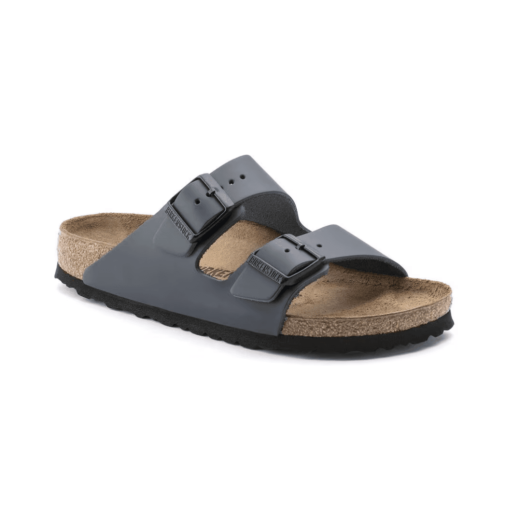 Birkenstock Arizona Natural Leather Blue Regular