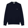 Lacoste Monochrome Crew Neck Sweater Navy Blue swatch
