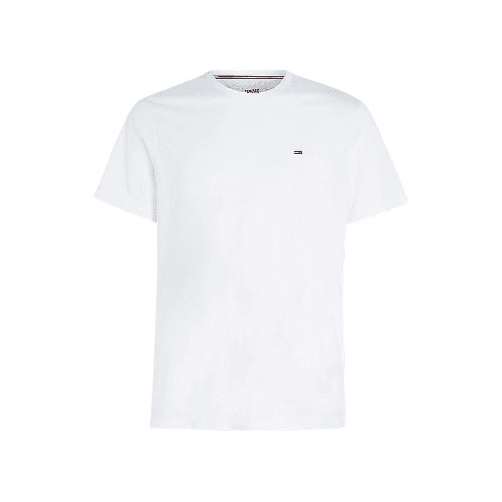 Tommy Jeans Slim Fit Jersey T-Shirt Classic White