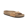 Birkenstock Madrid Vegan Birko-Flor Birkibuc Pecan Narrow swatch