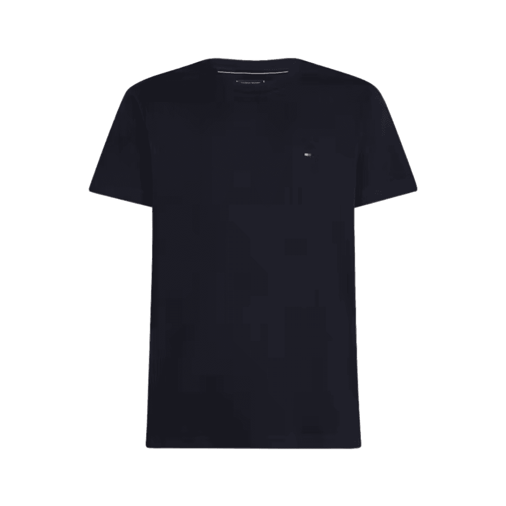 Tommy Hilfiger Flag Embroidered Crew T-Shirt Desert Sky