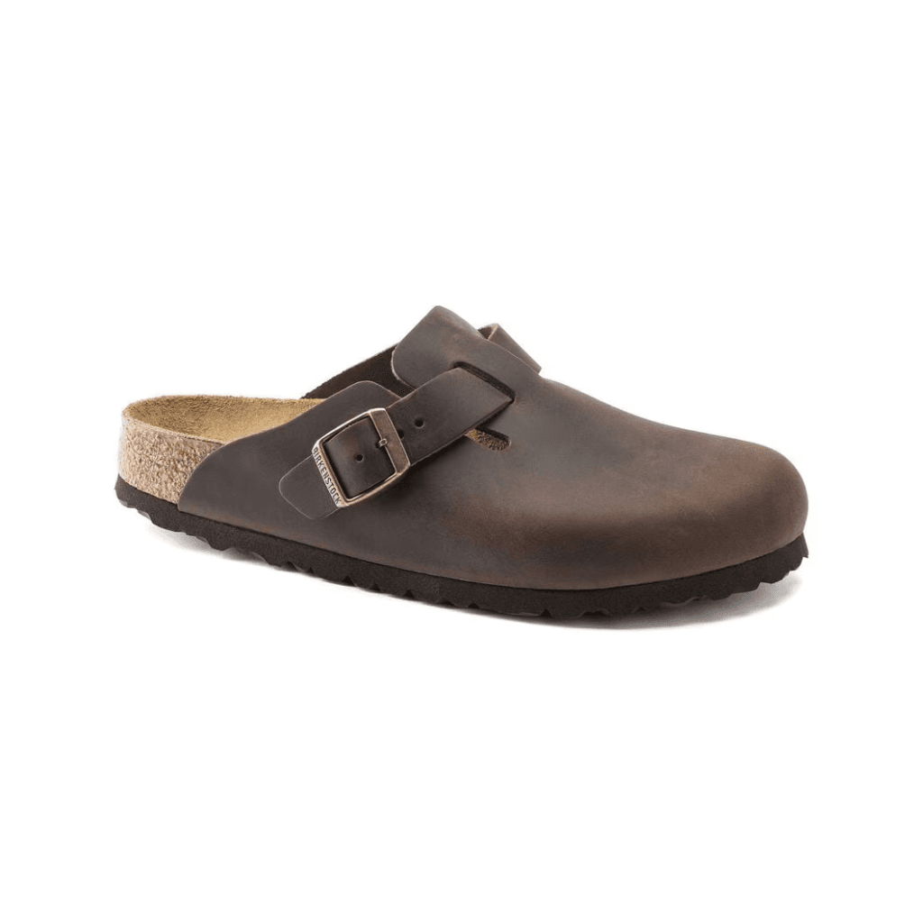 Birkenstock Boston Natural Leather Oiled Habana Regular