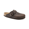 Birkenstock Boston Natural Leather Oiled Habana Regular swatch