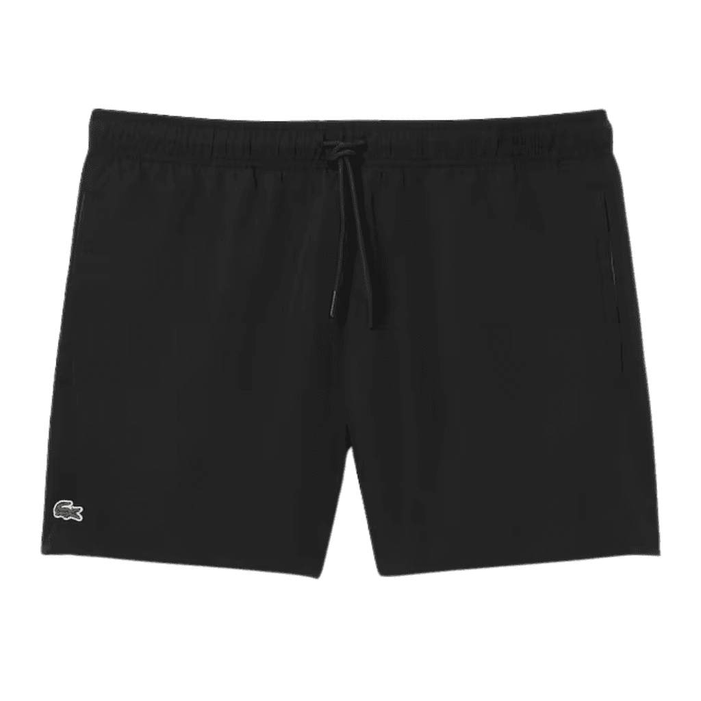 Lacoste Monochrome Swim Shorts Black/Green