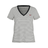 Levi's Perfect V Neck Tee Annalise Stripe Cloud Dancer swatch