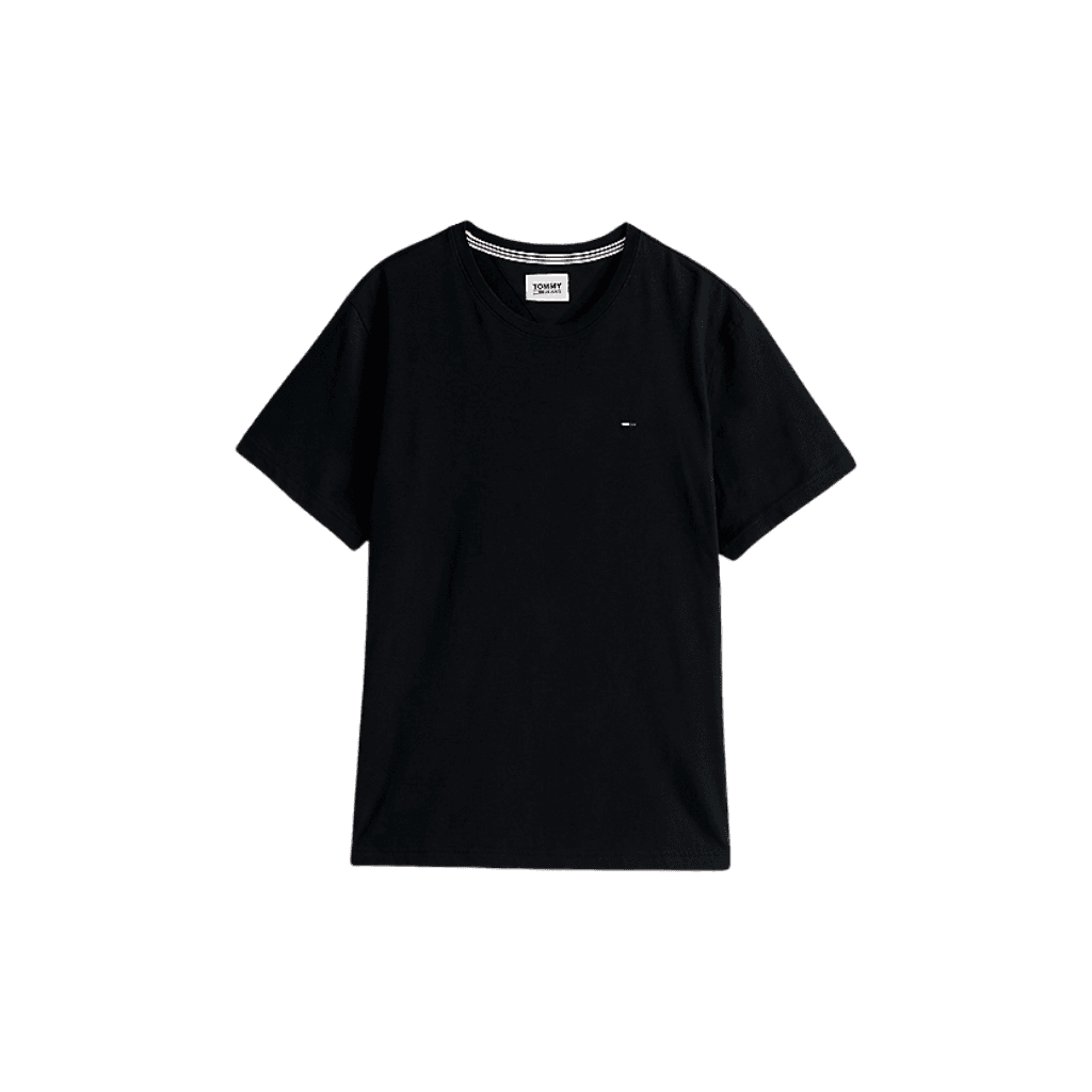 Tommy Jeans Slim Fit Jersey T-Shirt Tommy Black