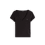 Tommy Jeans Essential V Neck Slim Fit T-Shirt Black