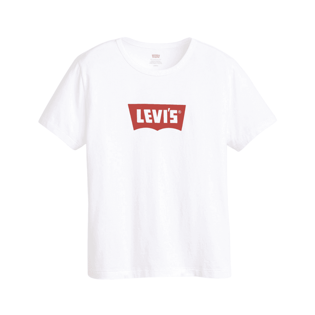 Levi's Graphic Iconic Tee Vintage Bw W/Co White