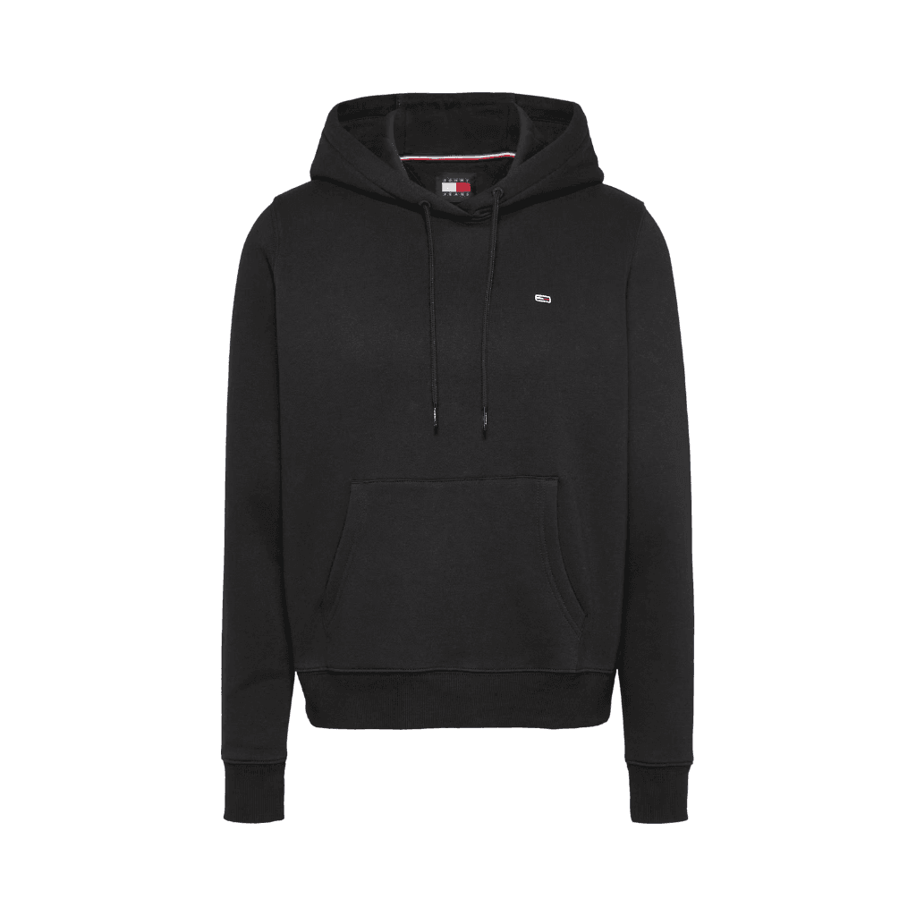 Tommy Jeans Regular Flag Hoody Black