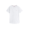 Tommy Jeans Slim Jersey Cotton T-Shirt White swatch