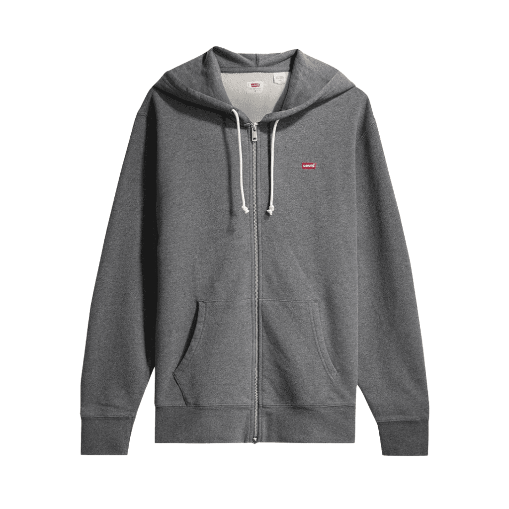 Levi's Original Zip Up Charcoal Heather Grey
