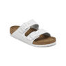 Birkenstock Arizona Natural Leather White Regular swatch