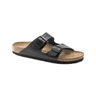 Birkenstock Arizona Natural Leather Black Regular swatch